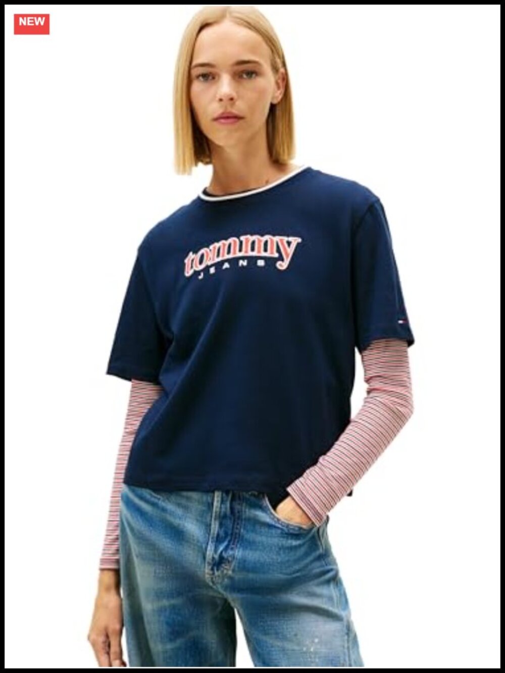 Women's Cotton Graphic T-Shirt Short Sleeve Applique Logo Crew Neck
